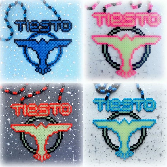 Tiesto Glow in the Dark Kandi Necklace - Picture 1 of 7